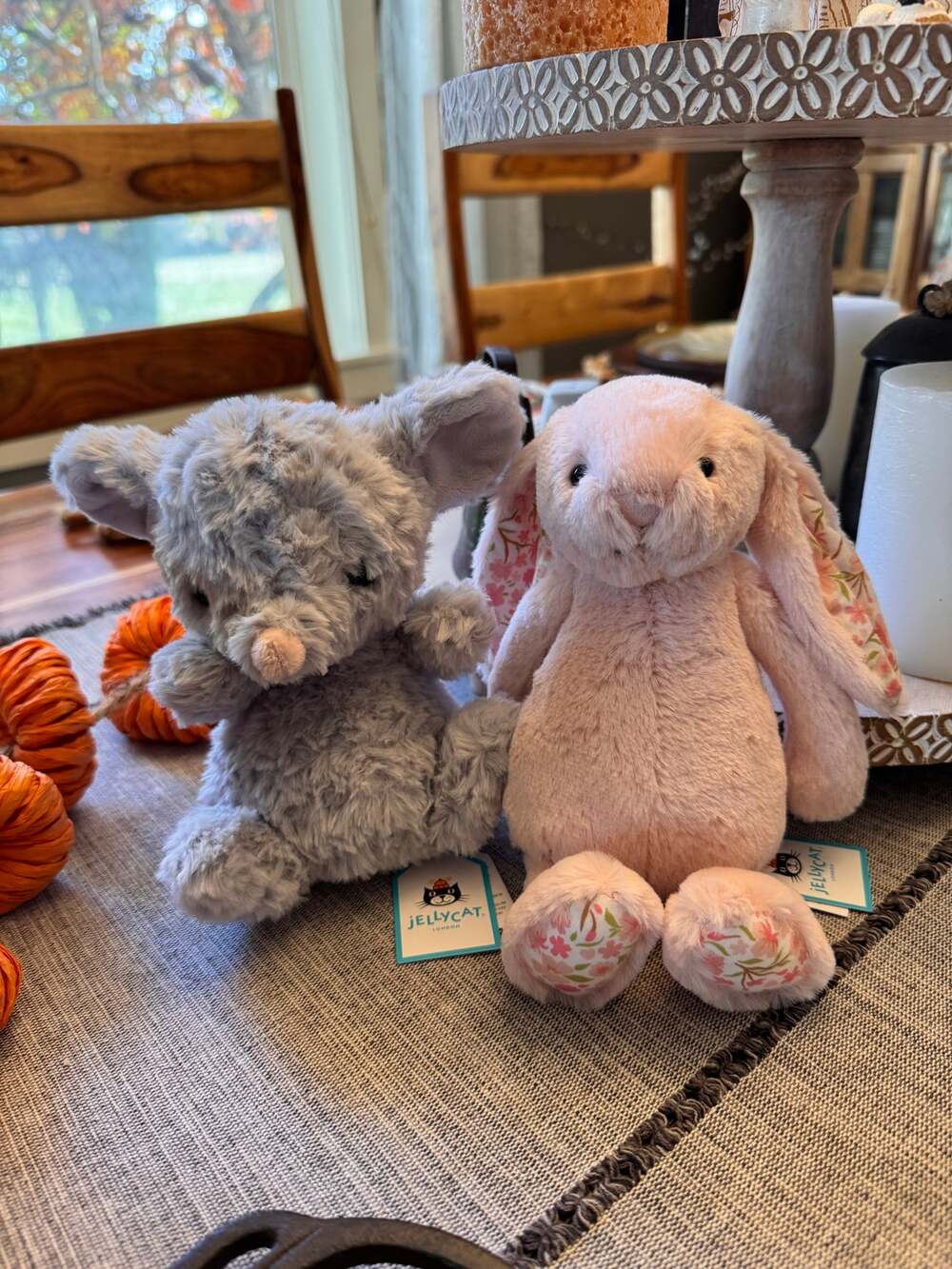 Jellycat Bundle Set of 2 Small Blossom Blush Bunny Cherry Jellycat Yummy Mouse